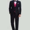 Black Pink 2 Piece Notched Lapel Men's Suits