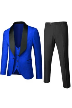 White Jacquard Men's 3 Pieces Prom Suits -Zapaka Sales Store CGMZL042 Blue 5ec9d3a2 2a4b 461e be65 cb70fec9aa5b