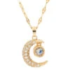 Golden Moon Necklace
