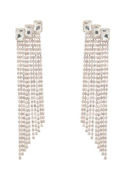 Fuchsia Beaded Rhinestone Party Earrings 12 Fuchsia Beaded Rhinestone Party Earrings -Zapaka Sales Store CGZL222487 20Golden 1 first