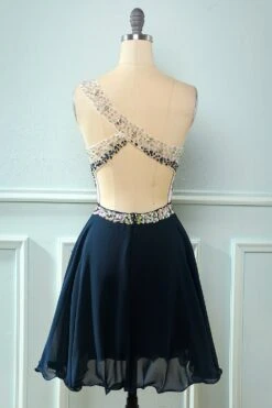 One Shoulder Sequins Cocktail Dress -Zapaka Sales Store DT90298 Navy 55 2042adc7 9e8e 47b7 8f14 4500e57f2e78