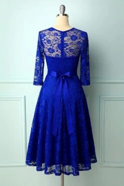 Royal Blue Rose Lace Dress -Zapaka Sales Store IMG 0042 cefa5e71 61f1 4500 9337 a1a0fe9cca1f