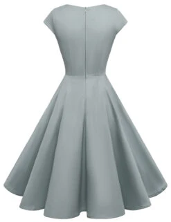 Retro Style Sweetheart 1950s Dress -Zapaka Sales Store JHQC084Grey 2 e36a102d 7ced 4c50 9bd4 e5920962b6a5