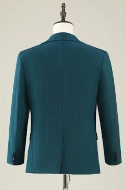 Dark Green Notched Lapel 3 Piece Men's Prom Suits -Zapaka Sales Store WHM0138 20Dark 20Blue 20 2