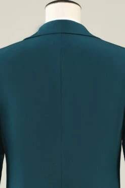 Dark Green Notched Lapel 3 Piece Men's Prom Suits -Zapaka Sales Store WHM0138 20Dark 20Blue 20 6