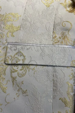 Champagne Peak Lapel Sequins Men's Prom Blazer -Zapaka Sales Store WHM0209 20Champagne 20 5