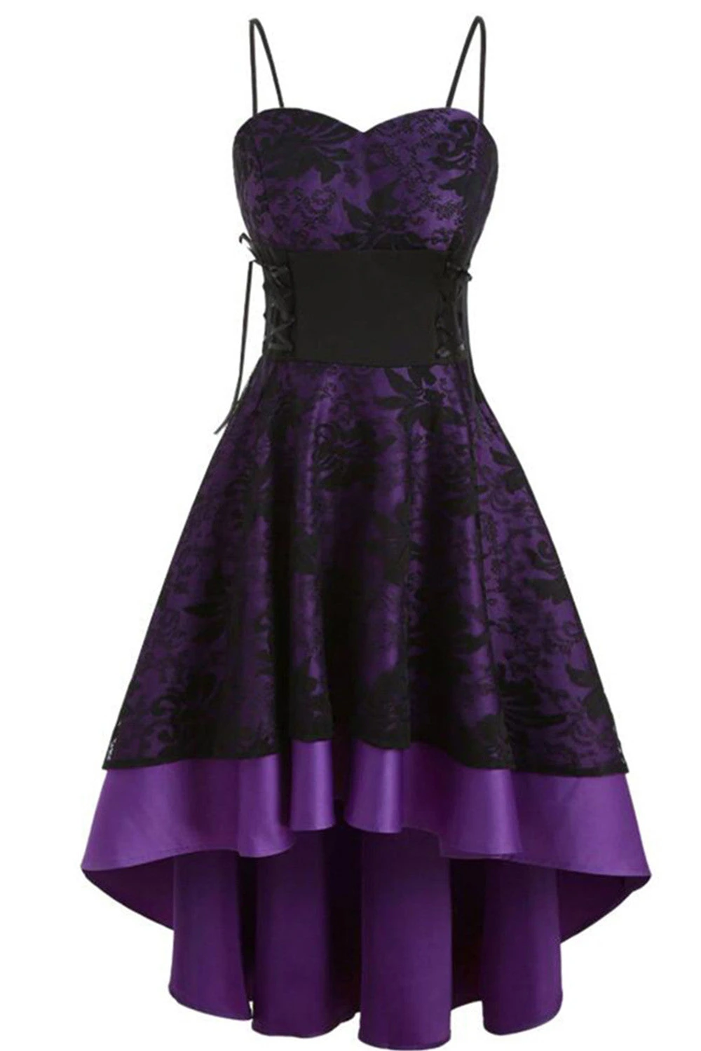 High-low Lace Vintage Dress 9 High-low Lace Vintage Dress - Image 9