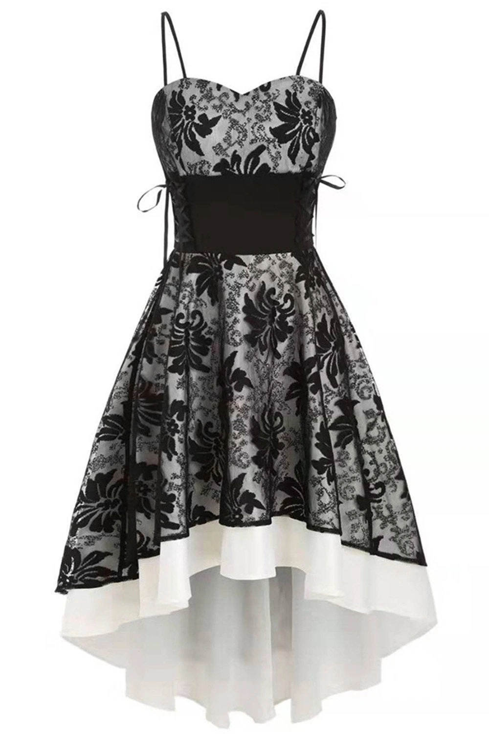 High-low Lace Vintage Dress 8 High-low Lace Vintage Dress - Image 8