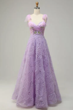 Light Green A-Line Prom Dress With Embroidery -Zapaka Sales Store YYLH30802Purple 1 14493641 7785 4148 b0fa dec57586d6d3