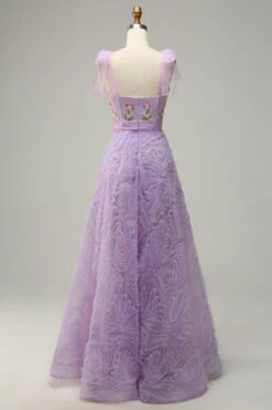 Light Green A-Line Prom Dress With Embroidery -Zapaka Sales Store YYLH30802Purple 5 399daf24 b52d 42b9 b8f6 8fd9f21211d8