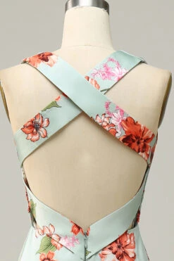 Green Halter Sleeveless A Line Bridesmaid Dress 11 Green Halter Sleeveless A Line Bridesmaid Dress -Zapaka Sales Store YYZL576 20Green 6