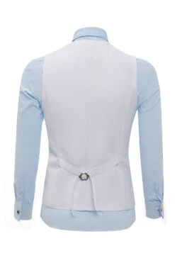 White Chain Men's Vest With 5 Pieces Accessories Set -Zapaka Sales Store YYZLHB230115 20White 4