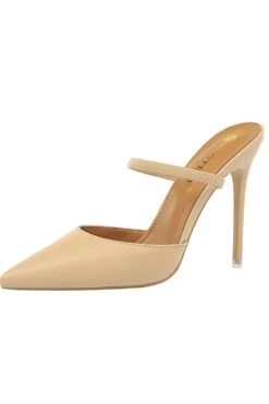 Apricot Stiletto Pointy Heels -Zapaka Sales Store ZPKCGLH10 86 Apricot 4