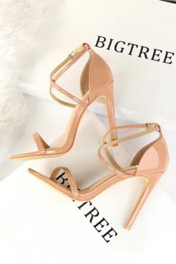 Black Stiletto Sandals 27 Black Stiletto Sandals -Zapaka Sales Store ZPKCGLH126 7 Kahki 3