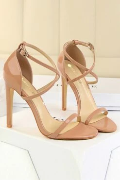 Black Stiletto Sandals 28 Black Stiletto Sandals -Zapaka Sales Store ZPKCGLH126 7 Kahki 4