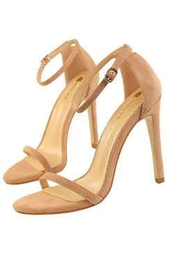 Apricot Strappy Stiletto Heels -Zapaka Sales Store ZPKCGLH126 9 3