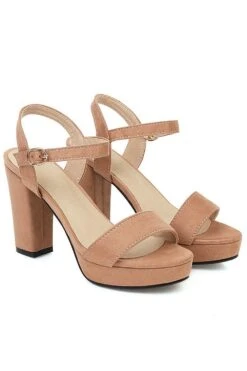 Straps Women Sandals Shoes -Zapaka Sales Store ZPKCGS20524 Orange 1