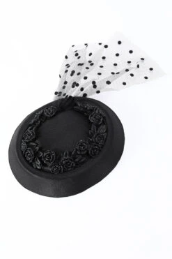 Black Women Halloween Witch Hat With Appliques -Zapaka Sales Store ZPKCGZL21076 Black 2