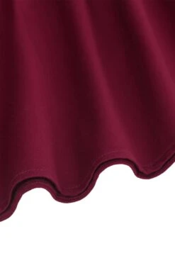 Sweetheart Burgundy Cocktail Party Dress 14 Sweetheart Burgundy Cocktail Party Dress -Zapaka Sales Store ZPKCGZL21150 Burgundy 5