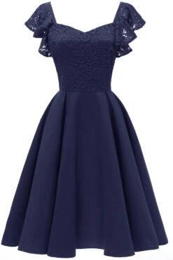 Sweetheart Burgundy Cocktail Party Dress 15 Sweetheart Burgundy Cocktail Party Dress -Zapaka Sales Store ZPKCGZL21150 Navy 1 first