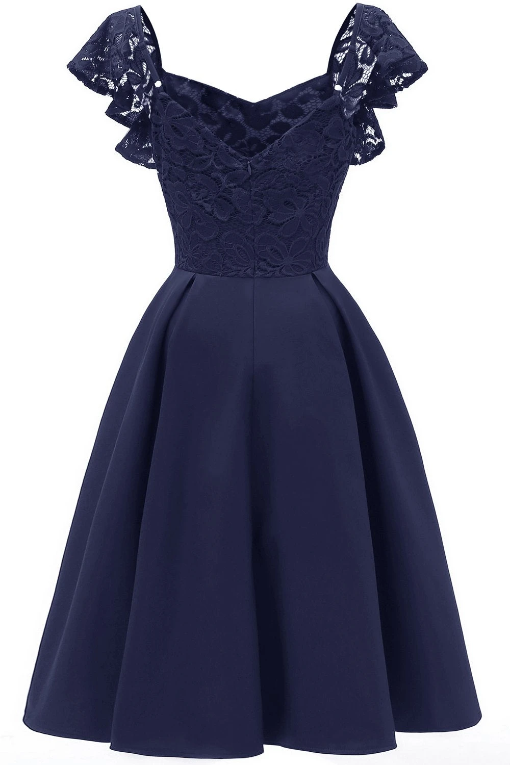 Sweetheart Burgundy Cocktail Party Dress 7 Sweetheart Burgundy Cocktail Party Dress - Image 7