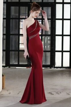 Black Mermaid Prom Dress With Beading 17 Black Mermaid Prom Dress With Beading -Zapaka Sales Store ZPKCGZL21289 Burgundy 3