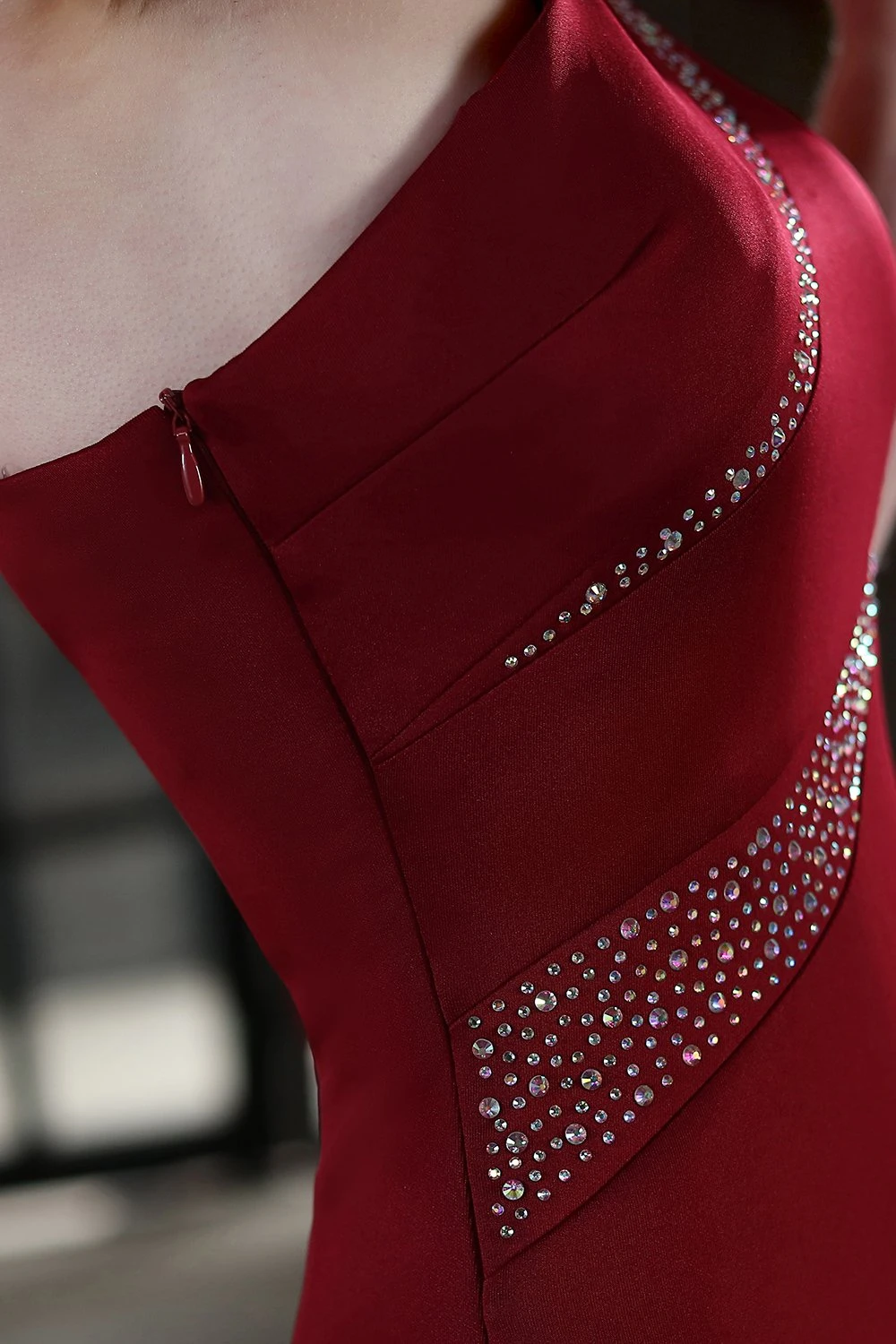 Black Mermaid Prom Dress With Beading 10 Black Mermaid Prom Dress With Beading - Image 10