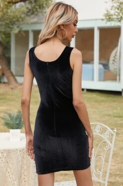 Army Green Christmas Party Dress -Zapaka Sales Store ZPKCGZL21522 Black 3