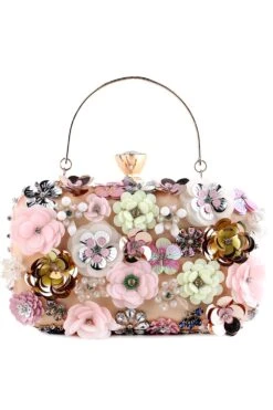 Dinner Clutch With Flower