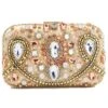 Party Embroidered Clutch With Beading