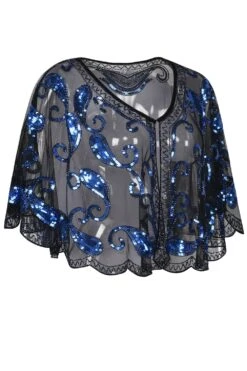 1920s Blue Glitter Sequins Cape 5 1920s Blue Glitter Sequins Cape -Zapaka Sales Store b5e1fd99 3cee 4137 952b 06312c63912e