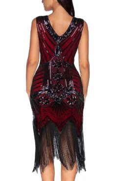 Red Glitter Fringe 1920s Flapper Dress -Zapaka Sales Store c73a5b0a 3c5d 4206 a6fd 81a29d6f05ab