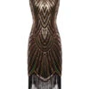 Gatsby Glitter Fringe 1920s Dress