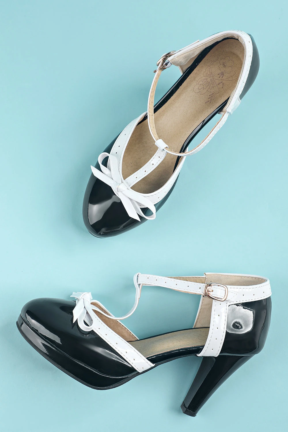 Vintage Red T-Strap Heels 5 Vintage Red T-Strap Heels - Image 5